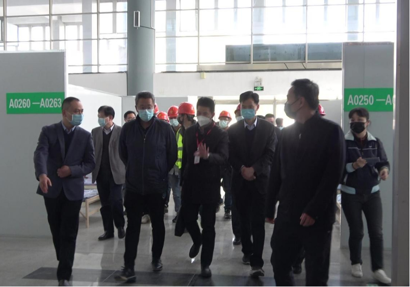 宁波市长视察芜湖方舱医院建设！