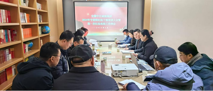 安徽中江城建集团召开2025年专兼职纪检干部培训大会暨第一次纪检机构工作例会